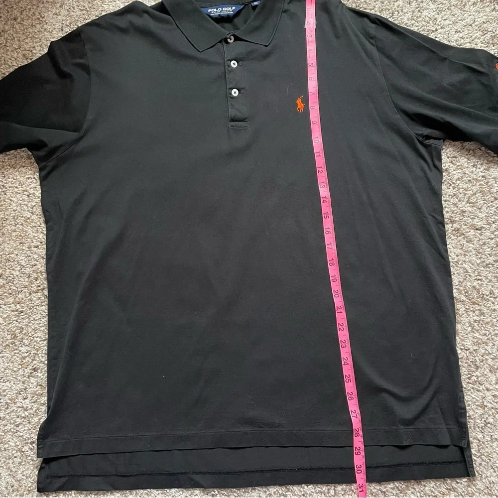 Men’s Polo Ralph Lauren Golf Polo XL Black Orange OSU Pistol Pete